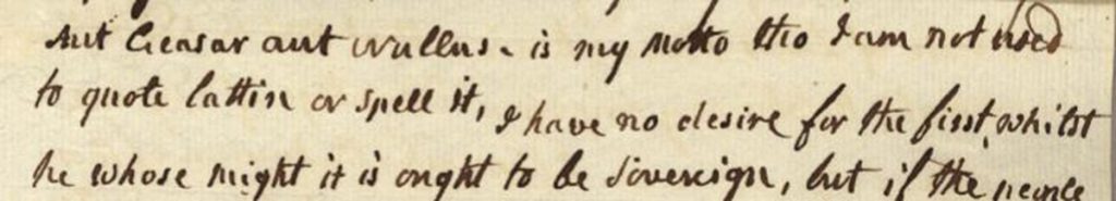 Letter from Abigail Adams to John Adams