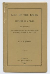 Loss of the Essex, Destroyed by a Whale by Robert Bennet Forbes