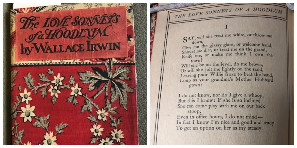 The Love Sonnets of a Hoodlum by Wallace Irwin