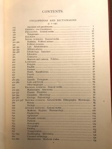 catalog of encyclopedias and dictionaries published by the John Crerar library in 1904