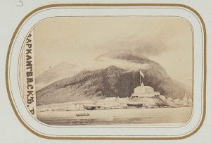 Russian fort at Sitka, ca. 1860