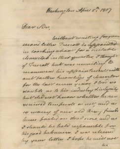 Letter to William Eustis