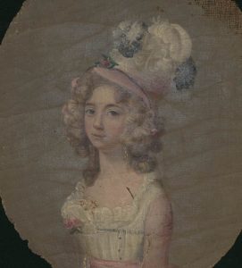 miniature portrait of Louisa Catherine Adams