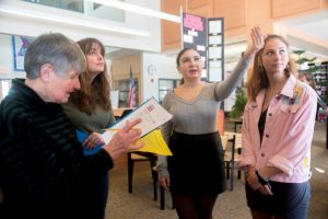 Two NHD in Massachusetts students presenting their topic