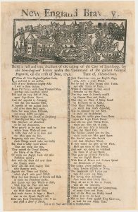 New England Bravery broadside