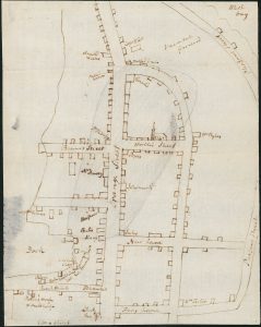 Hand drawn map by Jeremy Belknap