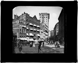 circa 1910s view of Scollay Square, Boston