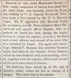 Newspaper clipping from 9-12-1861