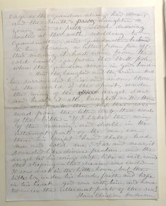 Rebecca Spring letter to Aaron Stevens