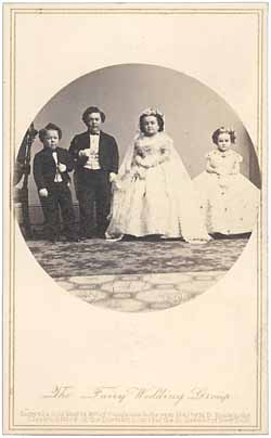 The Fairy Wedding Group Carte de visite The Fairy Wedding Group Carte de visite
