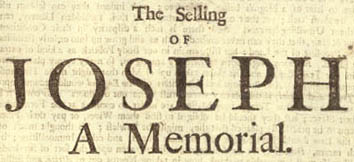 The Selling of Joseph