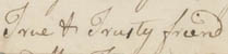 Detail of the Will of Catharine Cornwell