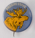 Progressive Bull Moose pin