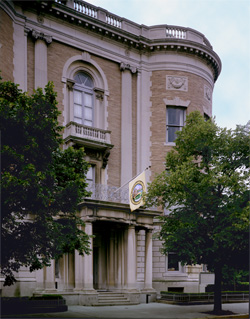 Exterior view of the Massachusetts Historical Society Photograph