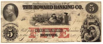 Five dollar bank note, [Santa Claus bank note] 