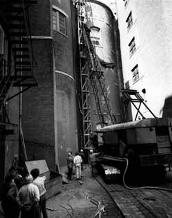 Construction of Shattuck Wing, Massachusetts Historical Society Photograph