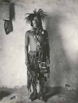 Unidentified man in religious garb Platinotype photograph