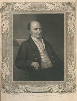 John Quincy Adams Engraving