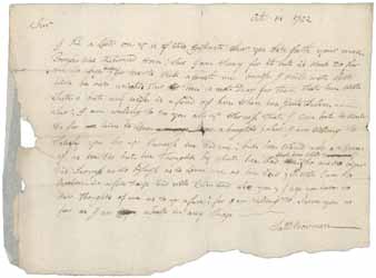 Letter from Samuel Bowman to [Samuel P. Savage], 14 October 1752 