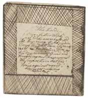 Manuscript copy of the Lord`s Prayer, circa 1785-1786 