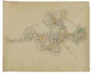 Clough`s Atlas of Boston neighborhoods based on the Direct Tax Census of 1798 Manuscript maps