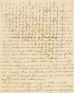 Letter from Margaret Fuller to Mary Peabody, 17 April 1836 