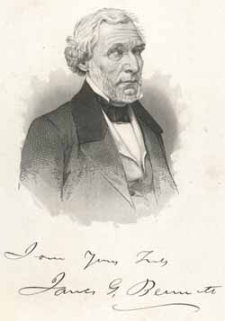 James Gordon Bennett Engraving