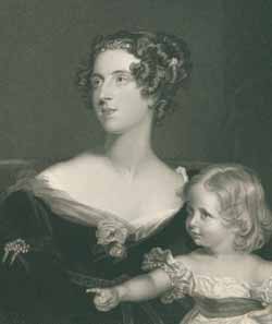 Harriet, Duchess of Sutherland, and Elizabeth Georgiana, Duchess of Argyll Engraving