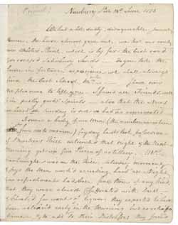 Letter from John Bromfield to Jeremiah Powell, 21 June 1775 