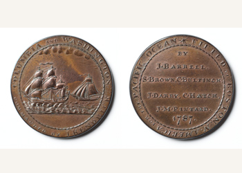 Columbia and Washington medal Copper medal