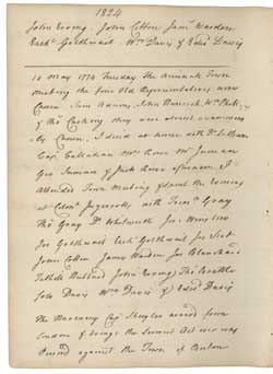 John Rowe diary 10, 10 May 1774, pages 1824-1825 