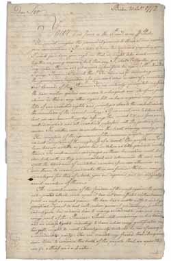 Letter from Thomas Young to Hugh Hughes, 21 December 1772 