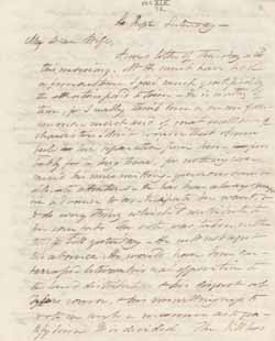 Letter from Leverett Saltonstall to Mary Elizabeth Sanders Saltonstall, [6 August 1842] 