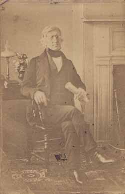 Leverett Saltonstall Carte de visite of a daguerreotype