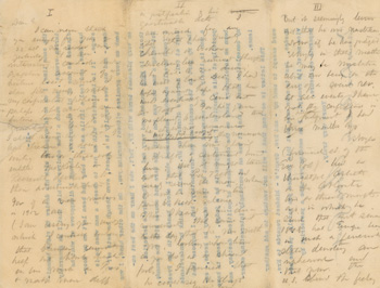 Letter (draft) from James Ford Rhodes to Robert Grant, [11 April 1912] Manuscript