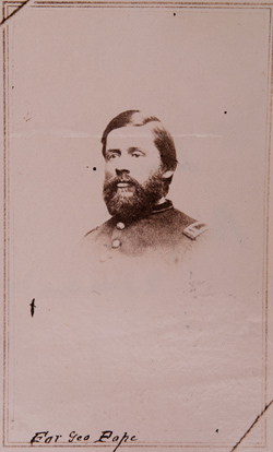 Lieutenant Benjamin B. Edmands Copy photograph of carte de visite