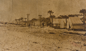 Military camp at Folly Island, S.C. Photograph