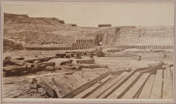 `Sally Port at Fort Sumter from inside. Feb 1865.` 