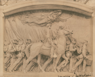 Robert Gould Shaw and the 54th Regiment Memorial Photomechanical