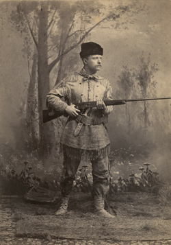 Theodore Roosevelt in his frontiersman attire Photograph