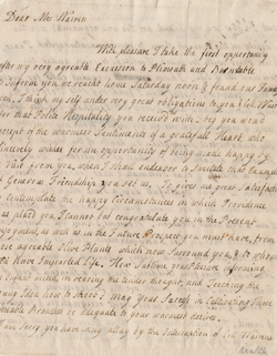 Letter from Hannah Winthrop to Mercy Otis Warren, 5 November 1771 Manuscript