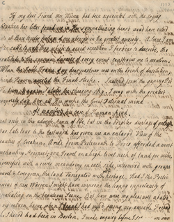 Letter from Hannah Winthrop to Mercy Otis Warren, 10 November 1773 Manuscript