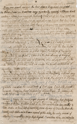 Letter from Hannah Winthrop to Mercy Otis Warren, 24 January 1776 Manuscript