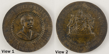 John Boyle O’Reilly memorial medal Copper