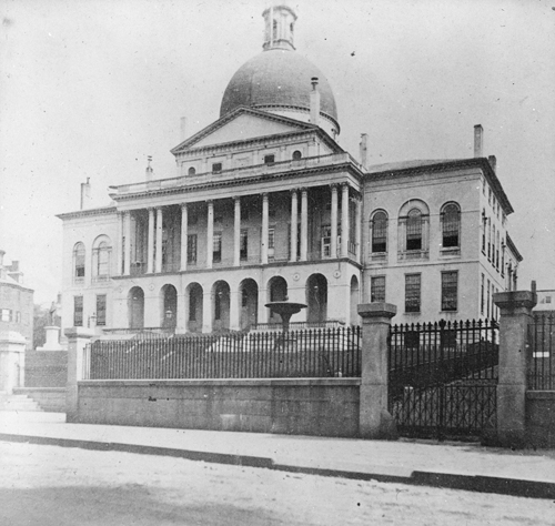 State House Lantern slide