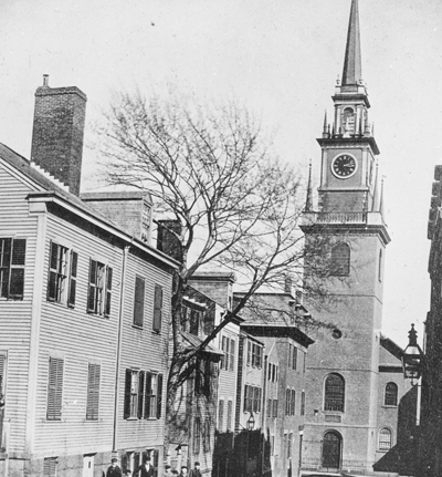 `Old North Church, Salem St.` Lantern slide