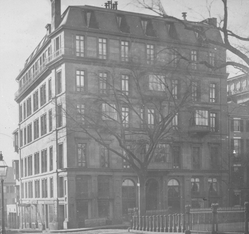 `Hotel Pelham, cor. Boylston & Tremont St.` Lantern slide