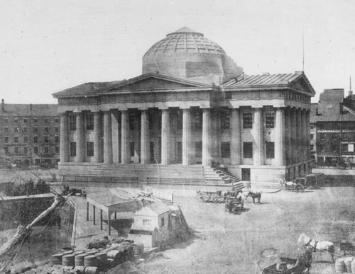 `New Custom House, Erected 1847` 