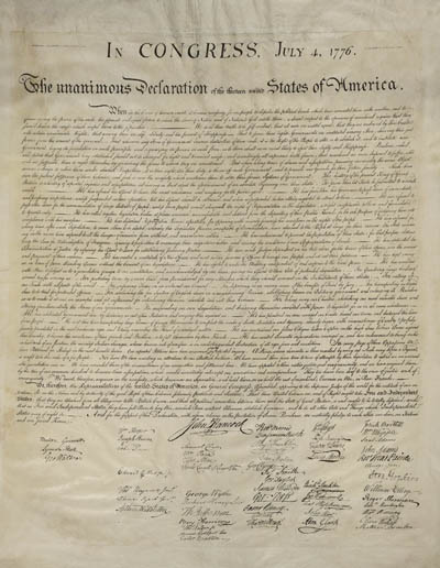 Mhs Collections Online: In Congress, July 4, 1776: The Unananimous 