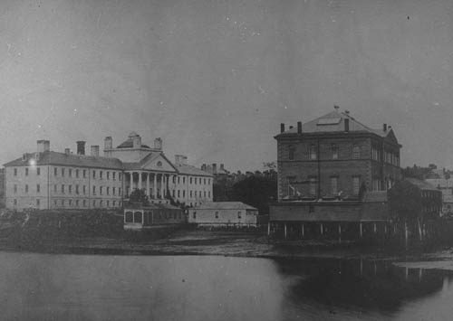 Massachusetts General Hospital and Harvard Medical School Lantern slide